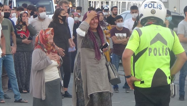 Bolu’da apartmanın çatısı alev alev yandı