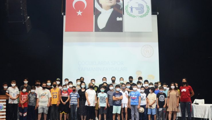 Bozüyük’te çocuklara spor yapmanın faydaları anlatıldı