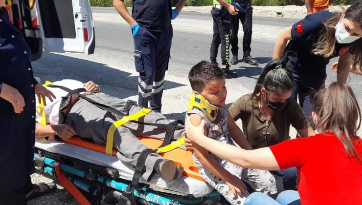 Burdur’da otomobil şarampole yuvarlandı: 1 ölü, 6 yaralı