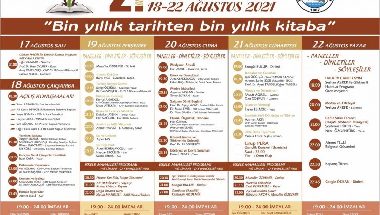 Burhaniye 2. Kitap Fuarı kapılarını açıyor