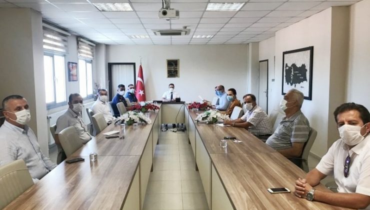 Burhaniye’de afet yardım kampanyası toplantısı yapıldı