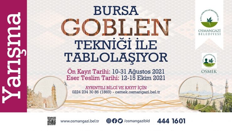Bursa ‘goblen’ tekniğiyle tablolaşacak