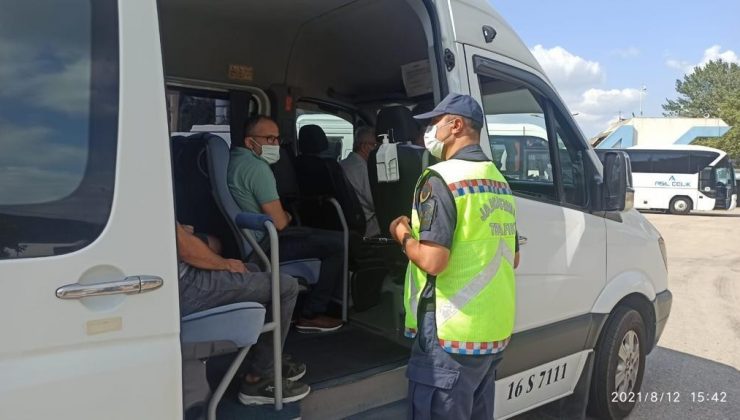 Bursa’da şehirler arası otobüslere sıkı denetim
