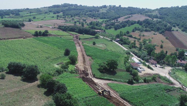 Bursa’da Olukman Tekke Göleti sulaması çalışmaları devam ediyor
