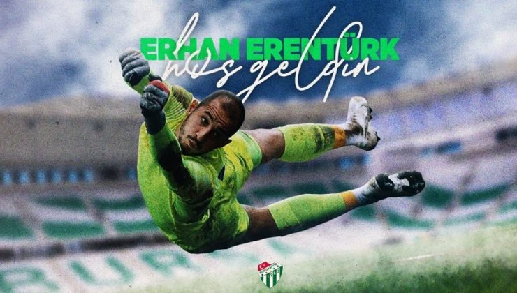 Bursaspor Kulübü, Erhan Erentürk transferini resmen açıkladı