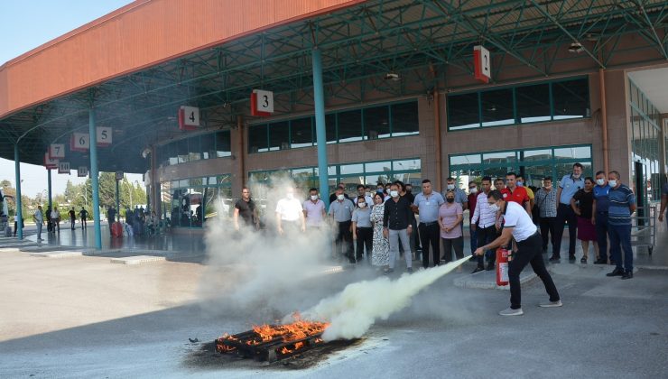 Büyükşehir Belediyesi, TAŞTİ personeline yangın eğitimi verdi
