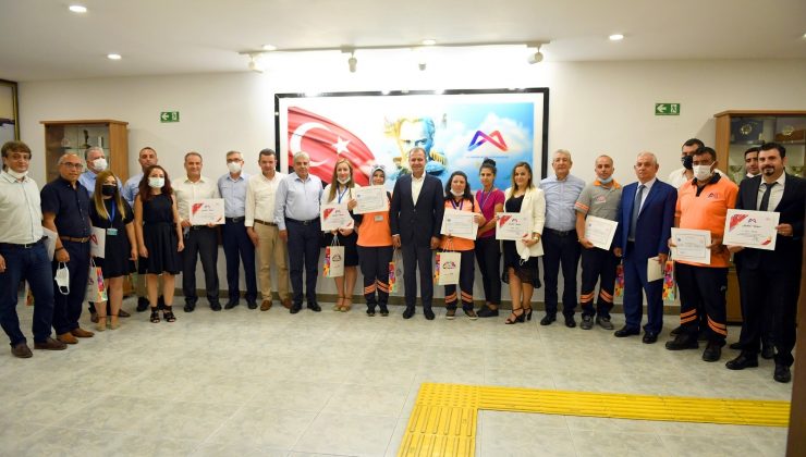 Büyükşehir personeline mesleki eğitim sertifikası