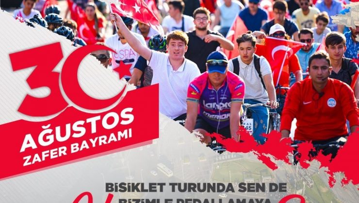 Büyükşehir’den ’Zafere Pedallıyoruz’ sloganıyla bisiklet etkinliği