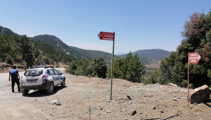 Çameli’de yangın nöbeti