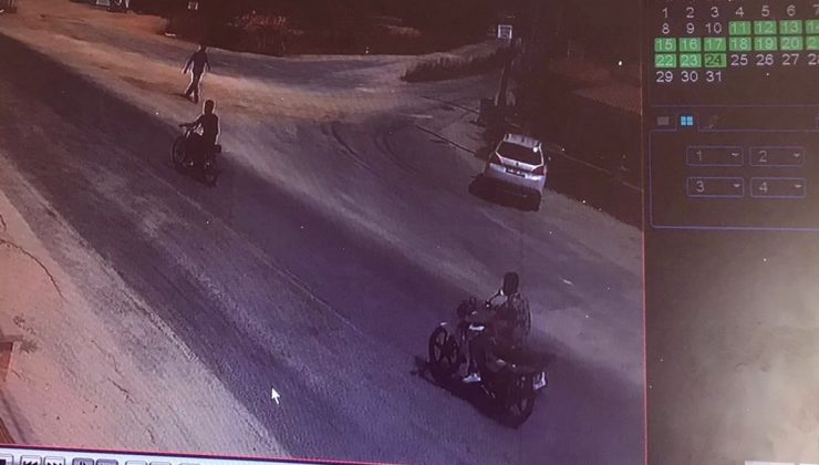 Çanakkale’de gün ortasında motosiklet hırsızlığı