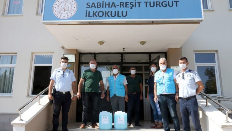 Çankaya’da okullara temizlik malzemesi