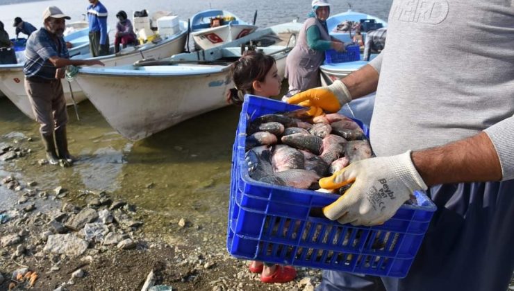 Çayırhan Gölü’nde balıkçılar “Vira Bismillah” dedi