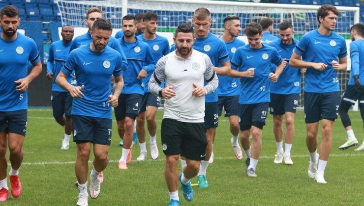 Çaykur Rizespor, Antalyaspor maçı hazırlıklarını sürdürdü