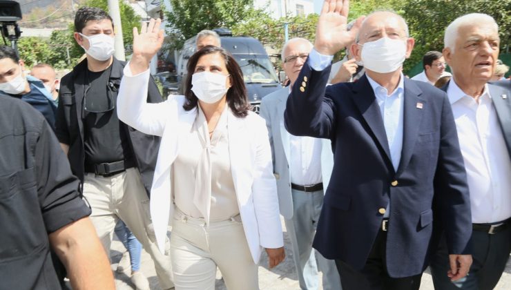 Çerçioğlu, Kılıçdaroğlu ile yangınzedeleri ziyaret etti