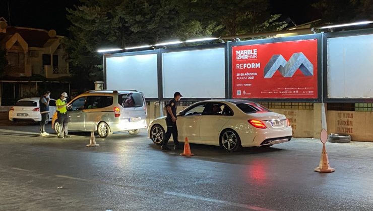 Çeşme polisinden sıkı denetim