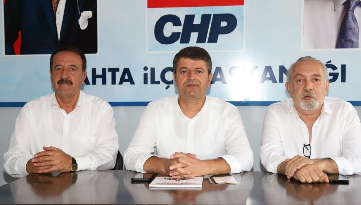 CHP Kahta İlçe Başkanı Celayer basın toplantısı düzenledi