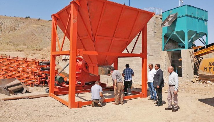Çiçekdağı Belediyesi taş kırma tesisi kuruyor