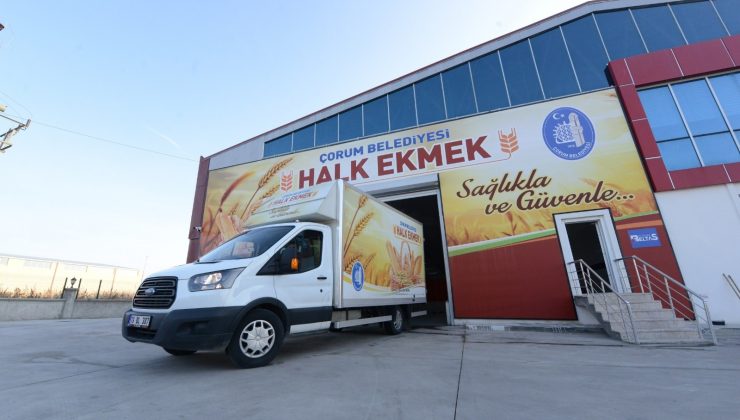 Çorum’da halk ekmek 1,25 lira oldu