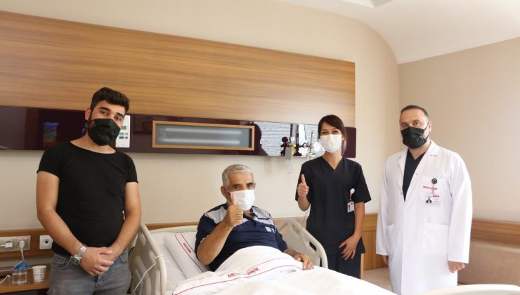 Covid teşhisi konulan hasta yeniden sağlığına kavuştu