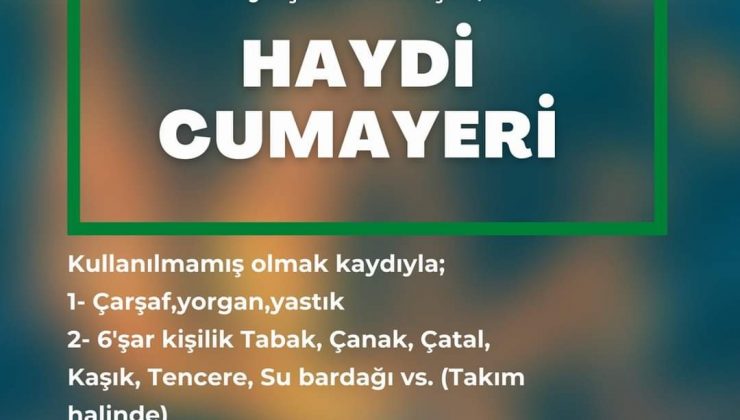 Cumayeri Belediyesi yardım kampanyası başlattı