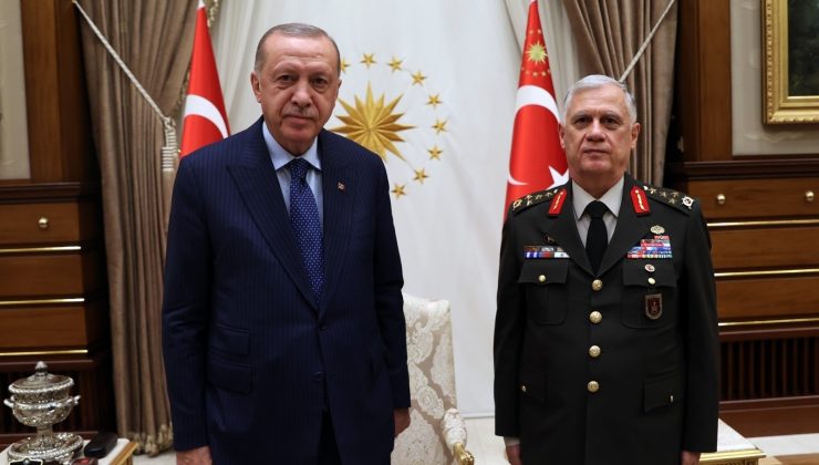 Cumhurbaşkanı Erdoğan, emekliye ayrılan Orgeneral Dündar’ı kabul etti
