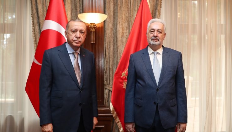Cumhurbaşkanı Erdoğan, Karadağ Başbakanı Krivokapiç’i kabul etti