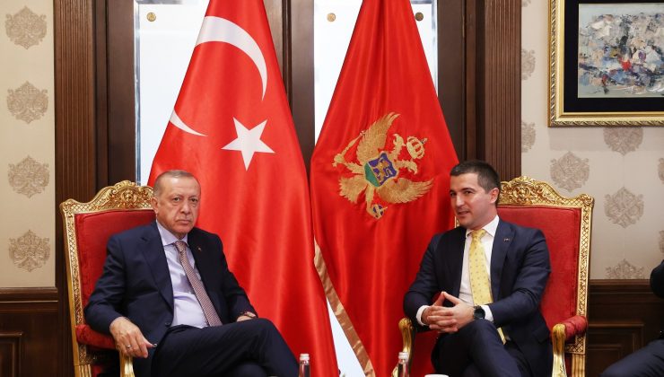 Cumhurbaşkanı Erdoğan, Karadağ Parlamento Başkanı Beçiç’i kabul etti