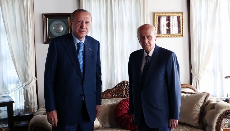 Cumhurbaşkanı Erdoğan, MHP Lideri Bahçeli’yi ziyaret etti