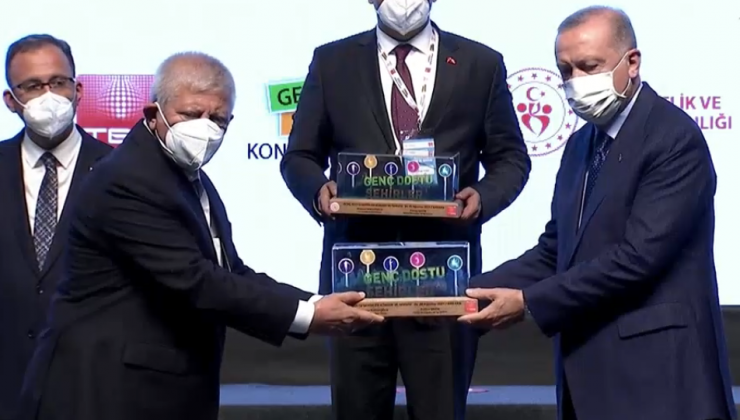 Cumhurbaşkanı Erdoğan’dan Amasya Belediyesi’ne ödül