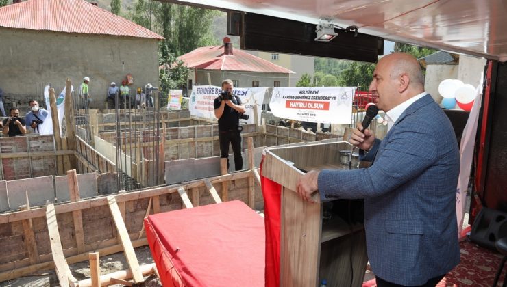 Darıca’dan Hakkari’ye kültür evi ve sosyal tesis