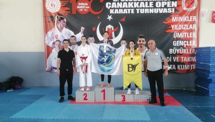 Darıcalı karatecilerden 13 derece