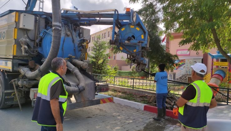 DİSKİ, selden etkilenen Türkeli’de çalışmalarına devam ediyor