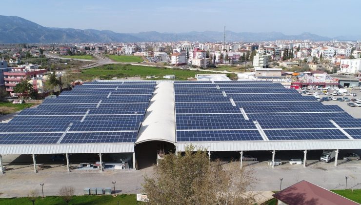 Döşemealtı Belediyesi, güneşten elektrik ihtiyacının yüzde 65’ini karşıladı