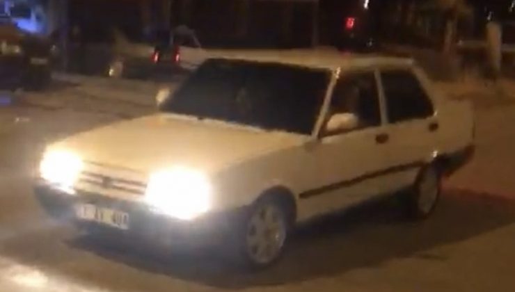 Drift yaparken yakalanan alkollü sürücüye 8 bin 379 TL ceza