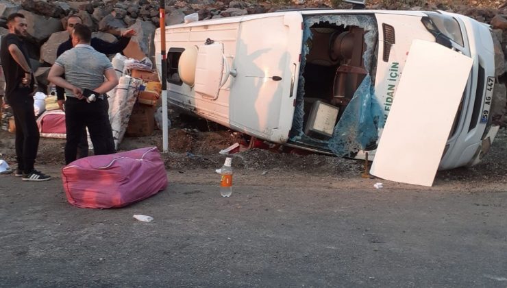 Düğün dönüşü kaza 6 yaralı