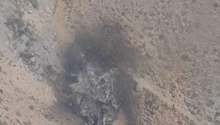 Düşen yangın söndürme uçağının görüntüleri ortaya çıktı