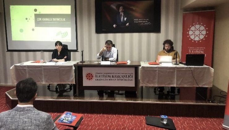 Erzincan’da yerel medya temsilcilerine ’çok kanallı yayıncılık’ sunumu