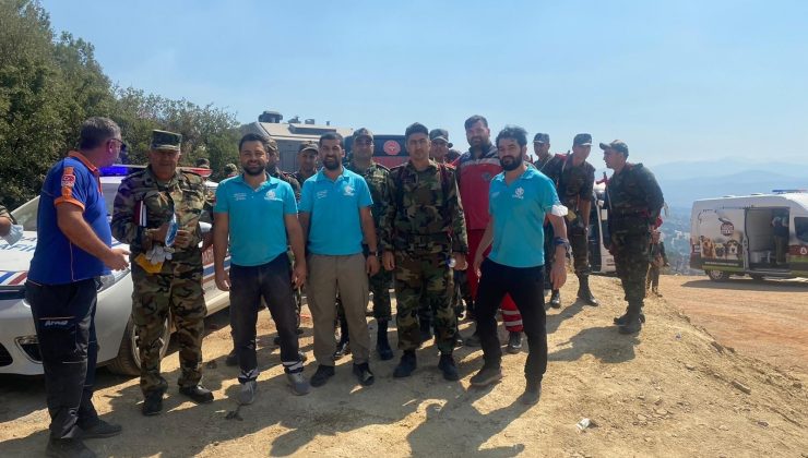 Edirne İl Sağlık Müdürlüğünden yangın bölgesine destek