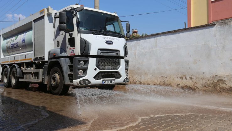 Efeler Belediyesi Kuyulu’yu pırıl pırıl yaptı