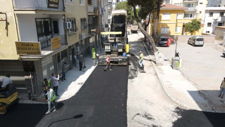 Efeler Belediyesi’nden Çankaya Caddesi’ne asfalt