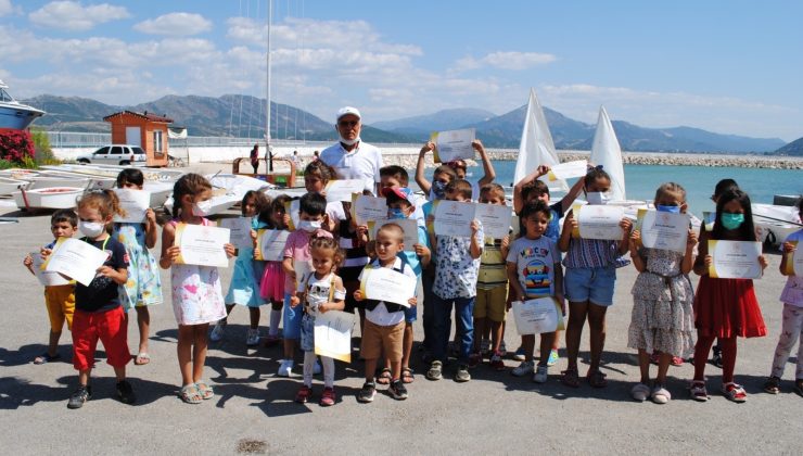 Eğirdir’de, 235 öğrenciye yelken kursu sertifikası