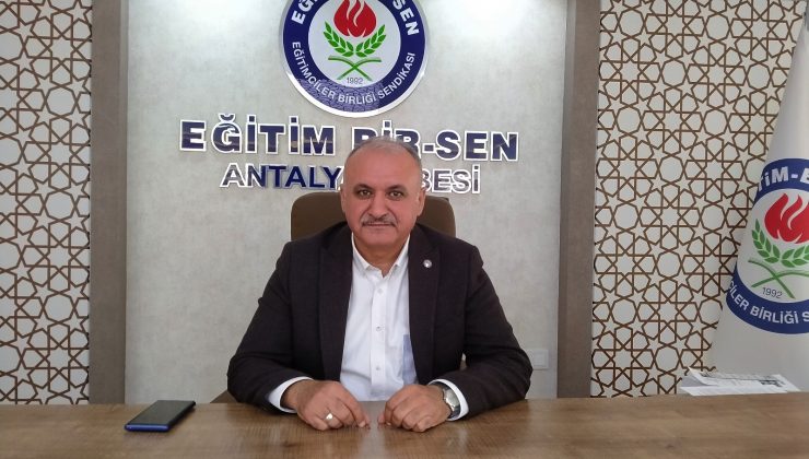 Eğitim Bir-Sen Antalya Şube Başkanı Miran: “6.Dönem Toplu Sözleşme bir milattır”