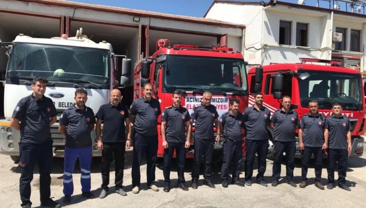 Elazığ Belediyesi itfaiyesinden Manavgat’a destek