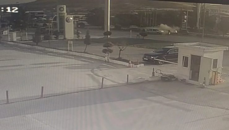 Elazığ’da 5 kişinin yaralandığı kaza güvenlik kamerasında