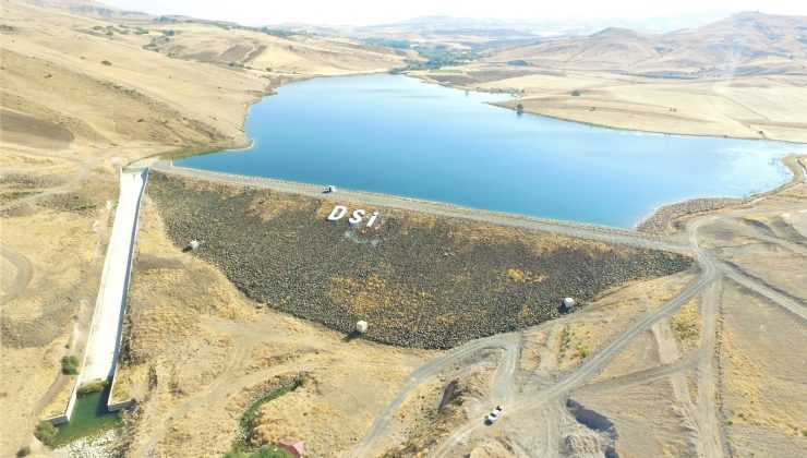 Elazığ’da Tatar Göleti sulaması inşaat çalışmaları devam ediyor