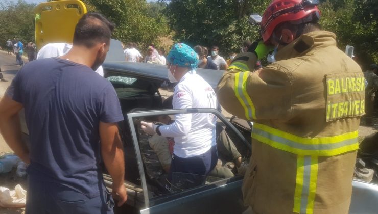 Erdek’te trafik kazası 5 yaralı