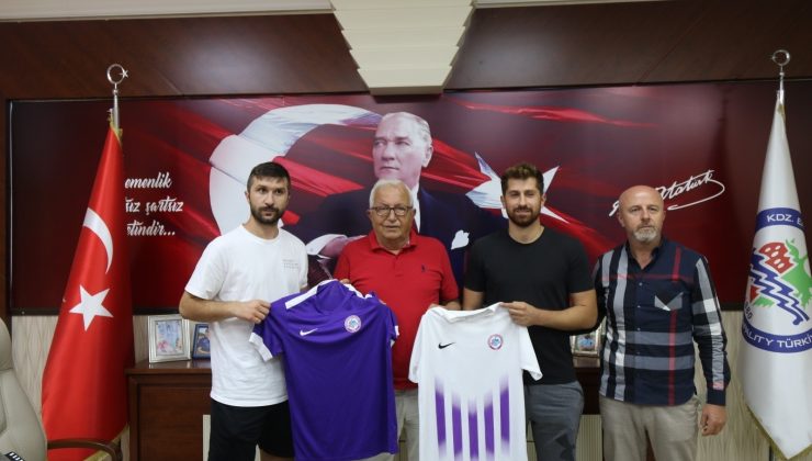 Ereğli Belediyespor 2 transferini tanıttı