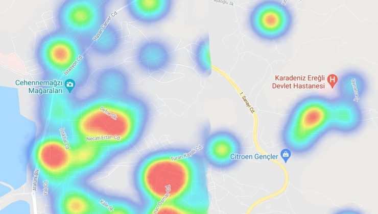 Ereğli haritada yeniden kızarmaya başladı
