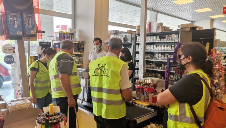 Erzincan’da ücretli poşet denetimi yapıldı