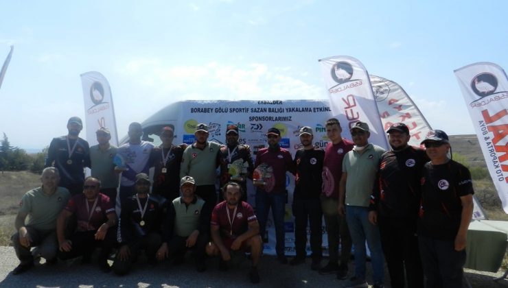 ESBALDER sportif sazan balığı yakalama etkinliğinde birinciler belli oldu